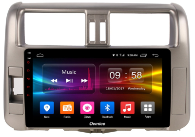 Штатная магнитола Ownice G10 S9613E для Toyota Prado 150 (Android 8.1.0)