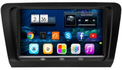 Штатная автомагнитола + рамка VOMI VM1688-T8 A7 для Skoda Octavia A7 2014+ RSC-8676 A7 на Android 7