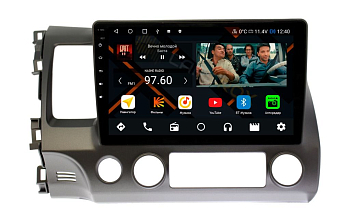 Штатная магнитола Honda Civic 4D седан 2006-2011 (10 дюймов) на Android 11, DSP, 4G, IPS / QLED 2K, Carplay - Cardrox CD-4045
