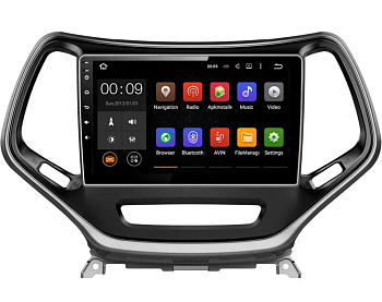 Штатная магнитола Roximo 4G (2K) RX-2202 Jeep Cherokee (серебро или шампань) (Android 13)