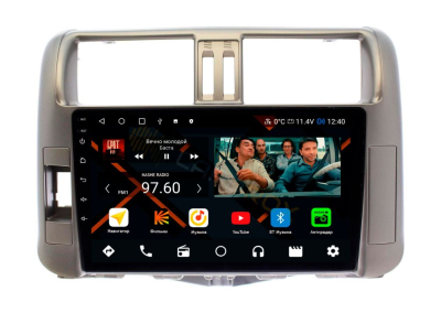 Штатная магнитола Toyota Prado 150 2010-2013 левый руль (для авто без круга) на Android 11 - Cardrox CD-4010M