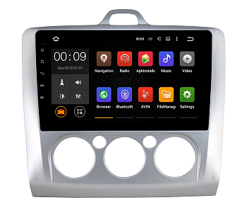 Штатная магнитола Roximo 4G (2K) RX-1702M Ford Focus 2 manual, 2008-2011 (Android 13)