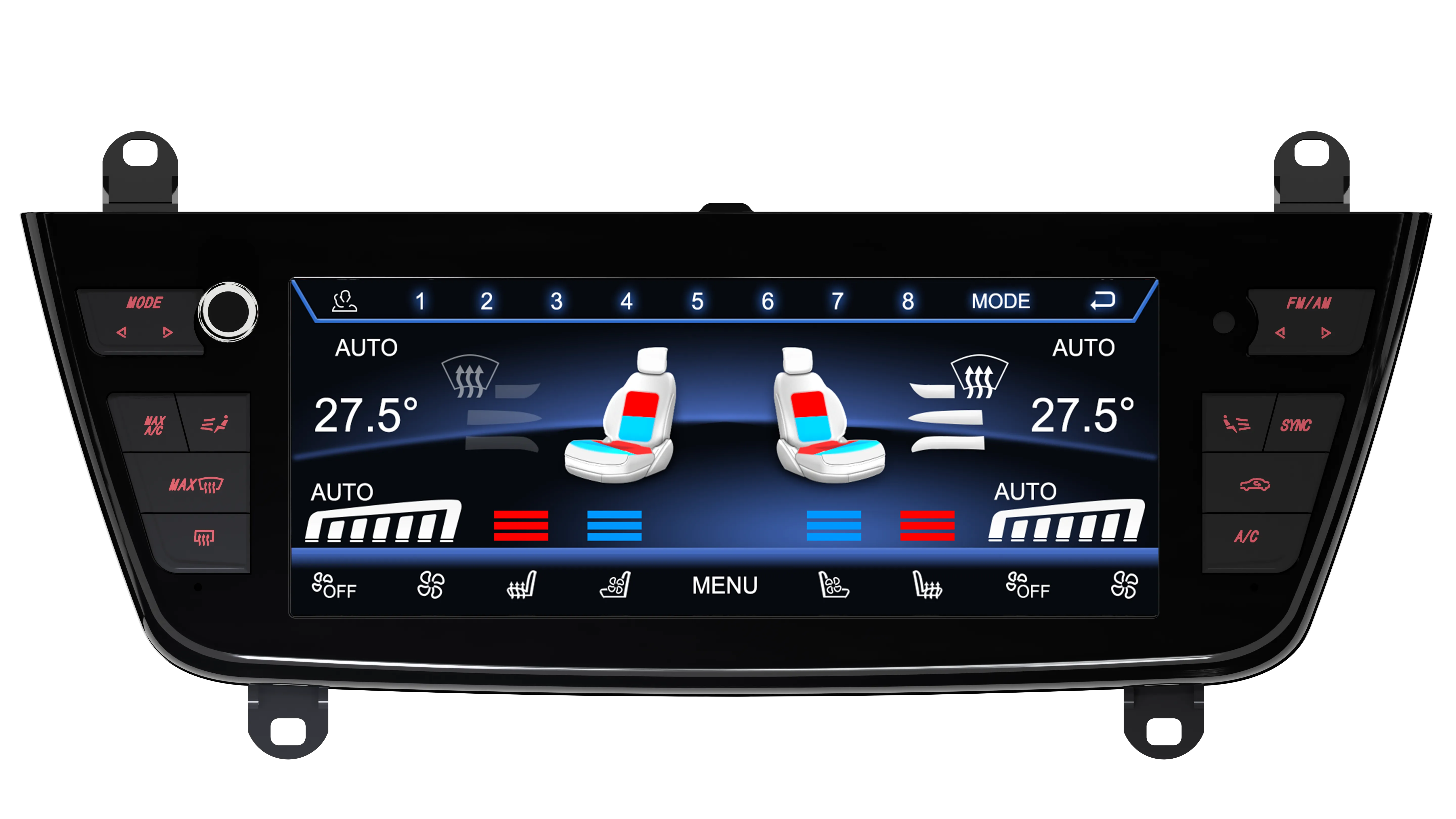 Панель управления климатом для BMW 2013-2019 3 серия (F30), 2013-2020 3 серия GT, 2014-2019 M3, 2013-2019 4 серия, 2014-2019 M4  - Carmedia ZF-5006 Панель управления климатом для BMW 2013-2019 3 серия (F30), 2013-2020 3 серия GT, 2014-2019 M3, 2013-2019 4 серия, 2014-2019 M4  - Carmedia ZF-5006