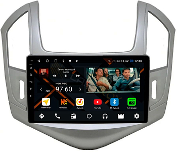 Штатная магнитола Chevrolet Cruze 2013-2015 серебро на Android 11, DSP, 4G, IPS / QLED 2K, Carplay - Cardrox CD-4888 Штатная магнитола Chevrolet Cruze 2013-2015 серебро на Android 11, DSP, 4G, IPS / QLED 2K, Carplay - Cardrox CD-4888